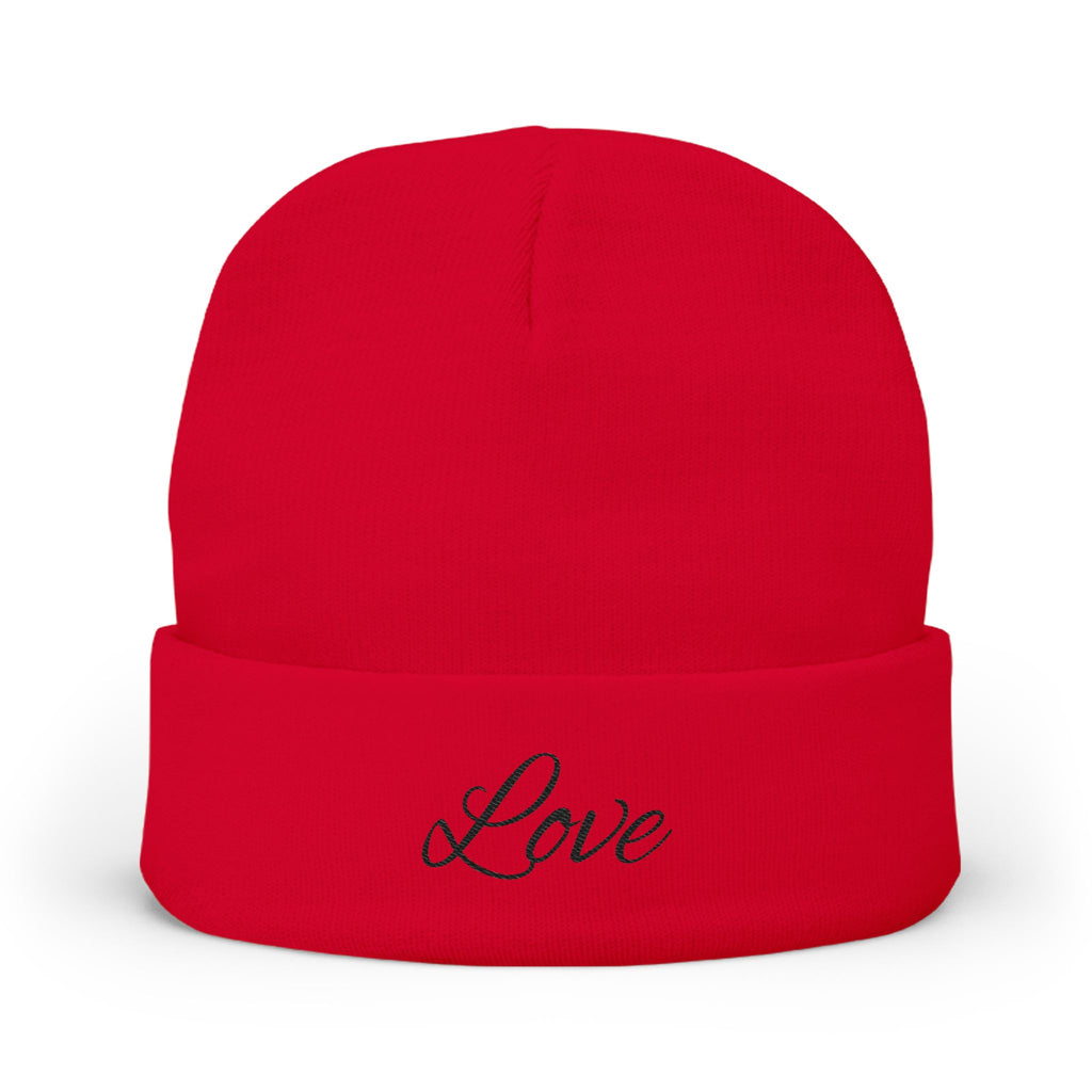 Personalized Winter Knit Beanie — Embroidered Bonnet