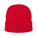 Personalized Winter Knit Beanie — Embroidered Bonnet