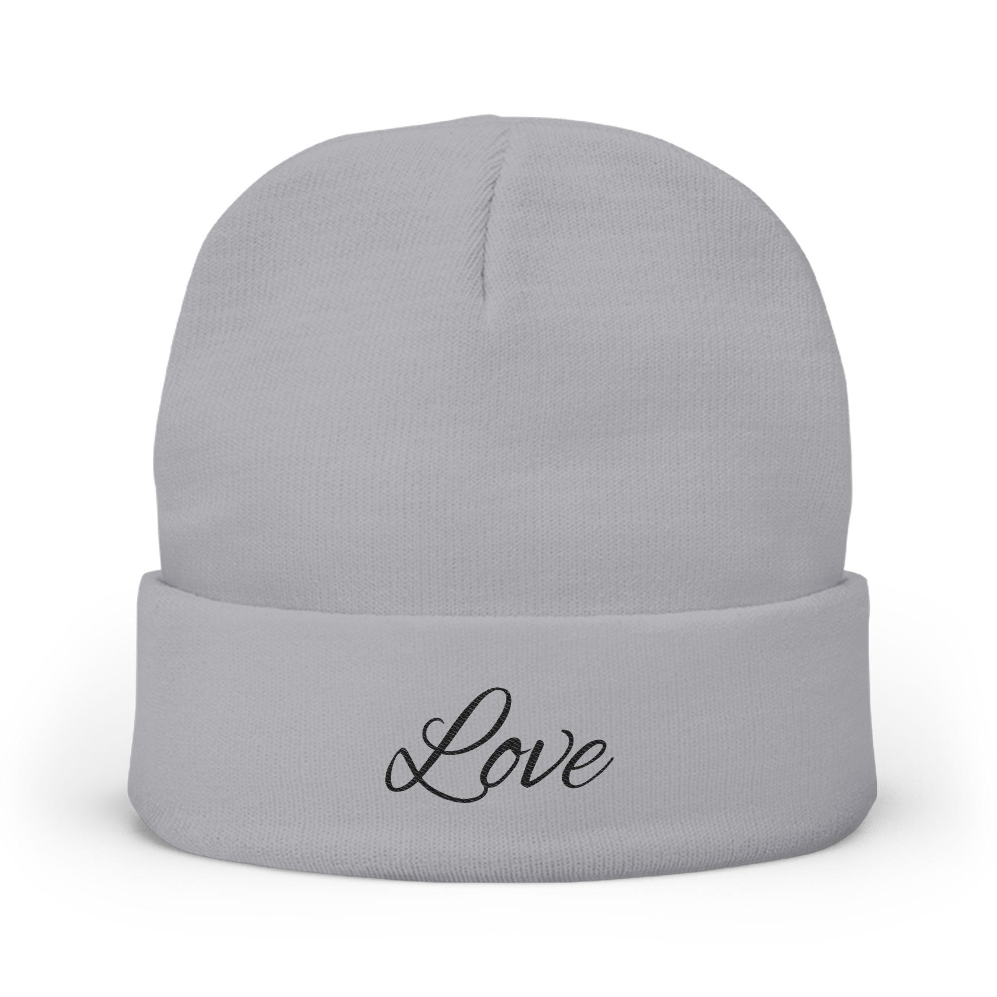 Personalized Winter Knit Beanie — Embroidered Bonnet