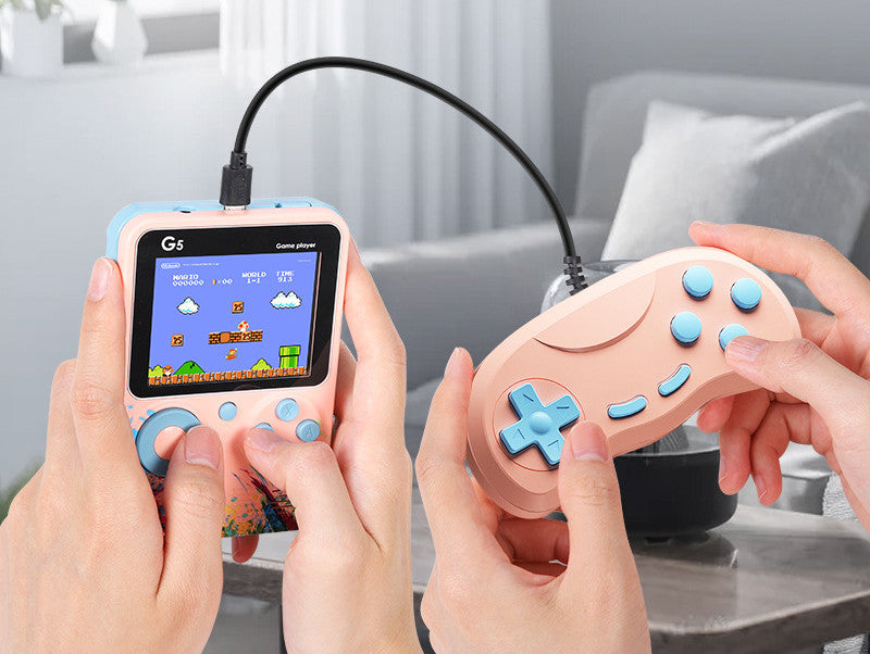 Console de Jeu Portable Rétro – 500 Jeux Intégrés, Écran LCD 3 pouces