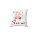 Valentine's Day Personalized Square Pillow — Saint Valentin Gift