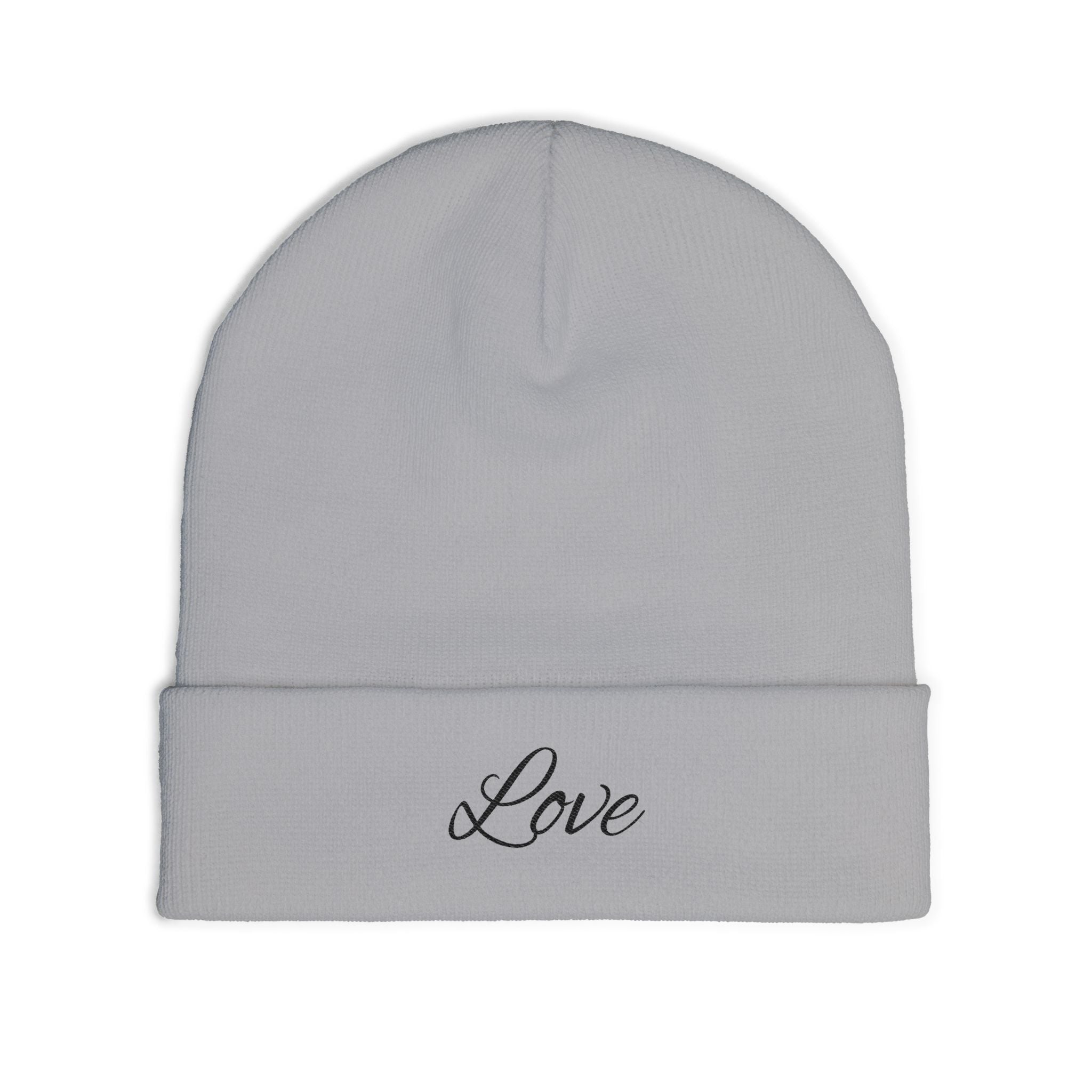 Personalized Winter Knit Beanie — Embroidered Bonnet